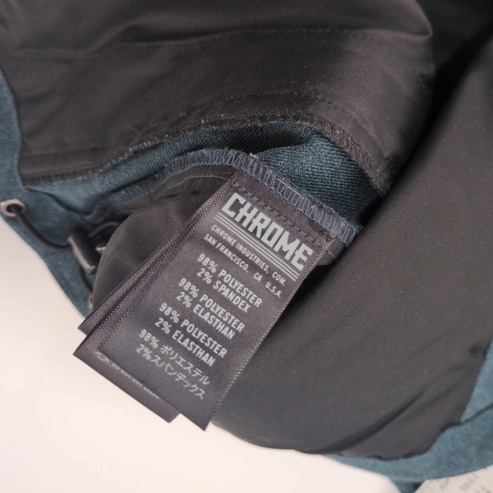 Chrome Industries Ike Windshirt Jacket Men's Size S Blue Full Zip Shacket EUC - Picture 4 of 9